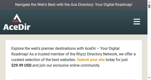 Screenshot of acedir.com