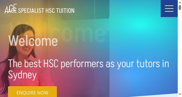 Screenshot of acehsc.com.au