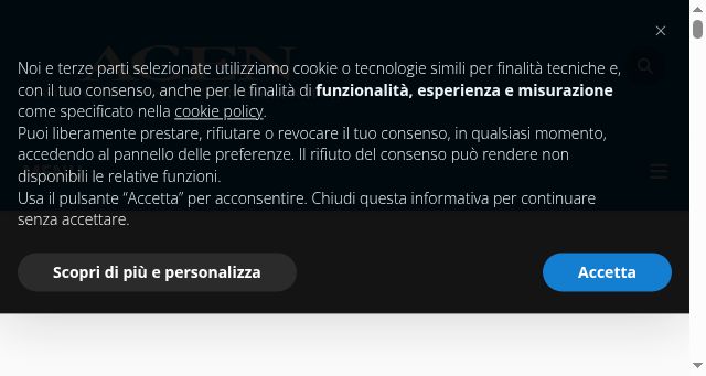 Screenshot of acen.it