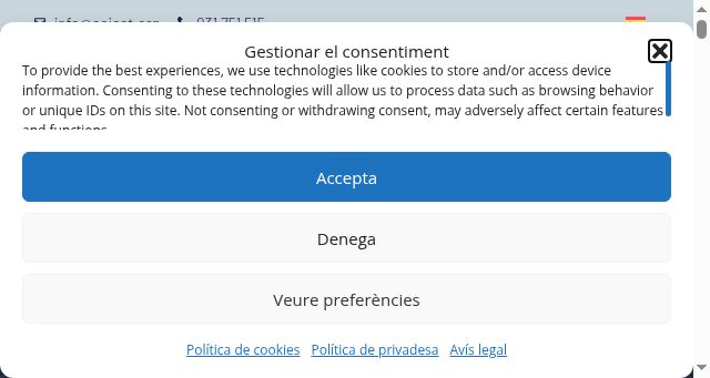 Screenshot of acicat.org