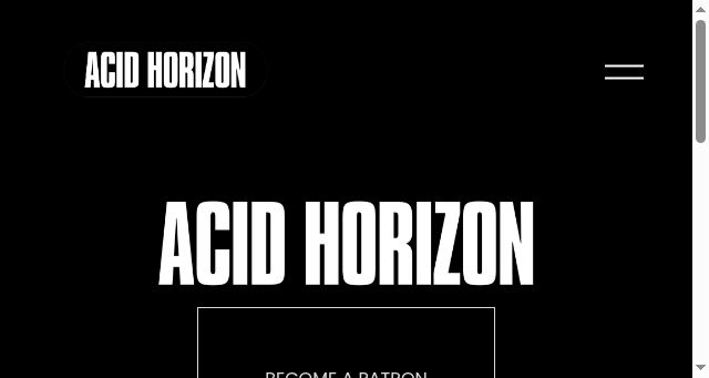 Screenshot of acidhorizonpodcast.com