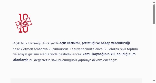 Screenshot of acikacik.org