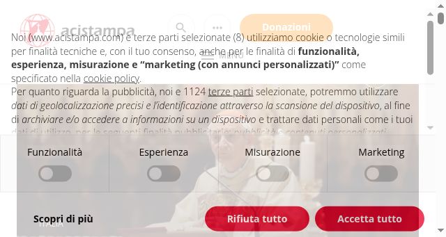 Screenshot of acistampa.com