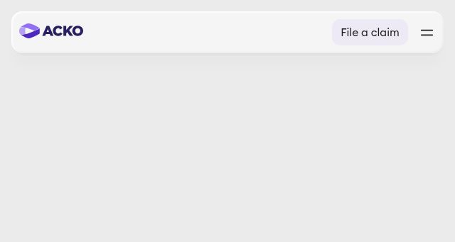 Screenshot of acko.com