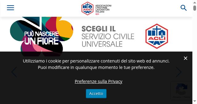 Screenshot of acli.it