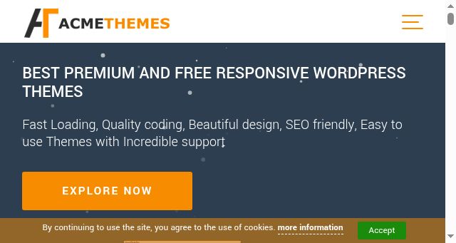 Screenshot of acmethemes.com