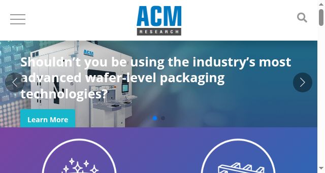 Screenshot of acmr.com