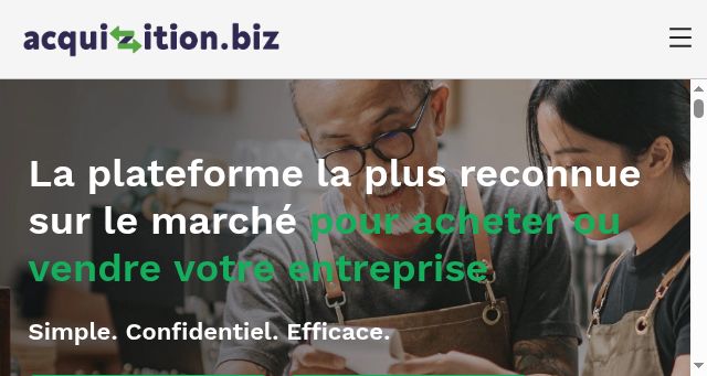 Screenshot of acquizition.biz