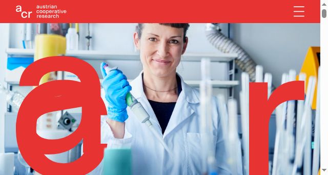 Screenshot of acr.ac.at