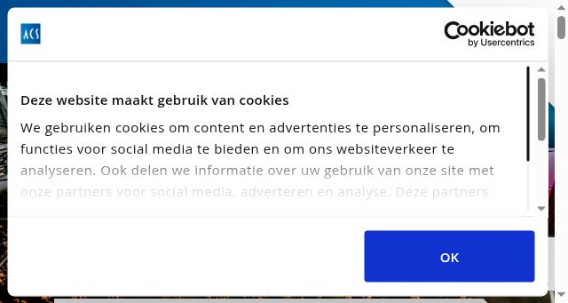 Screenshot of acsaudiovisual.com