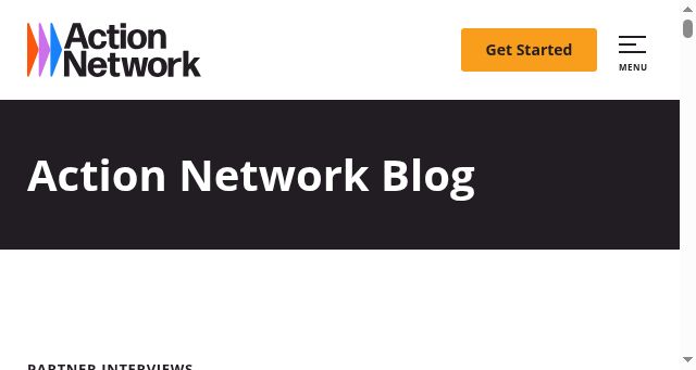 Screenshot of actionnetwork.blog