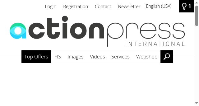 Screenshot of actionpress.de