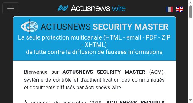 Screenshot of actusnews-security-master.com