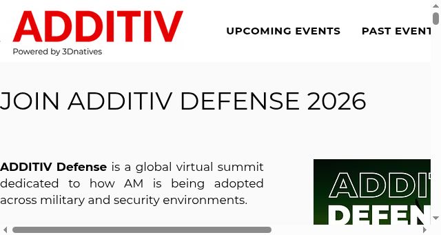 Screenshot of additiv.events