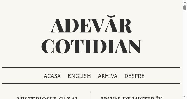 Screenshot of adevar.eu