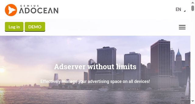 Screenshot of adocean-global.com