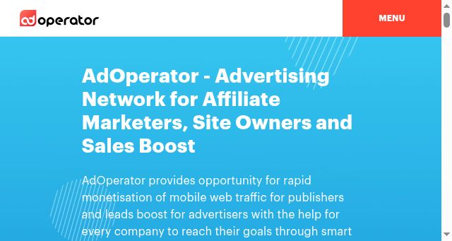 Screenshot of adoperator.com