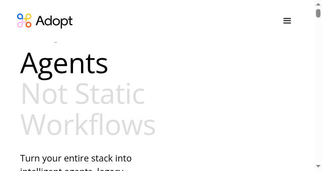 Screenshot of adopt.ai