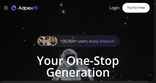 Screenshot of adpexai.com