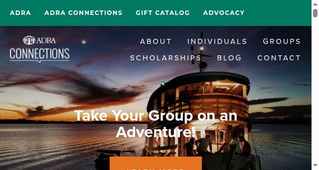 Screenshot of adraconnections.org