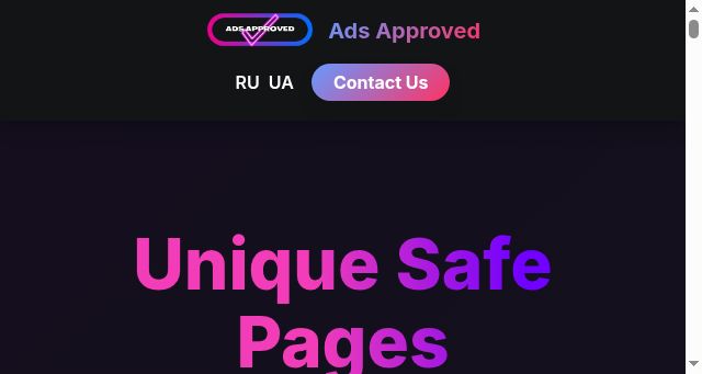 Screenshot of ads-approved.com