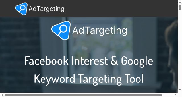 Screenshot of adtargeting.io