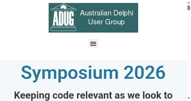 Screenshot of adug.org.au
