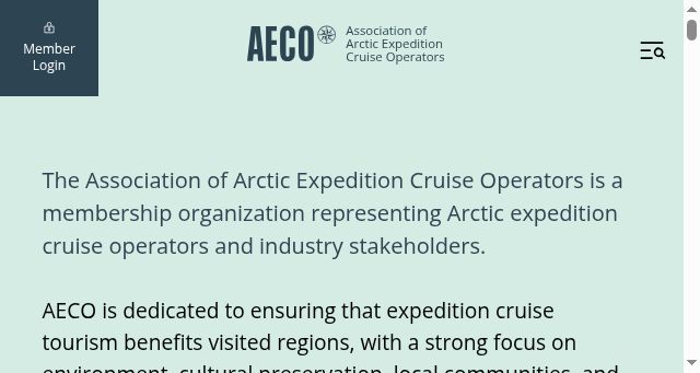 Screenshot of aeco.no