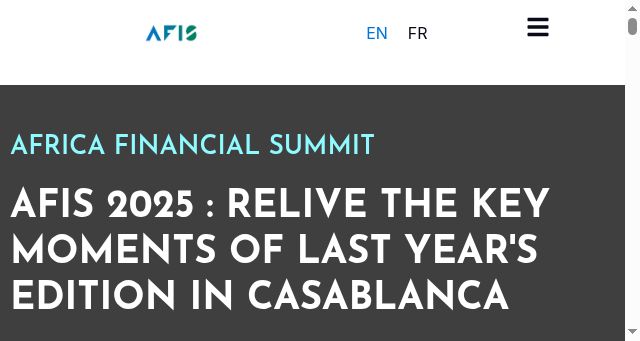 Screenshot of afis.africa