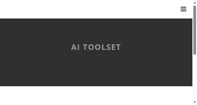 Screenshot of ai-toolset.online