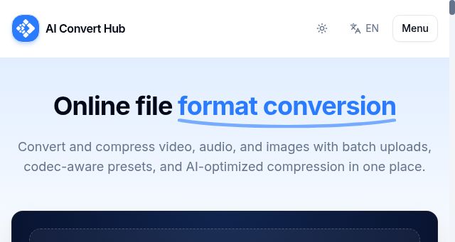 Screenshot of aiconverthub.com