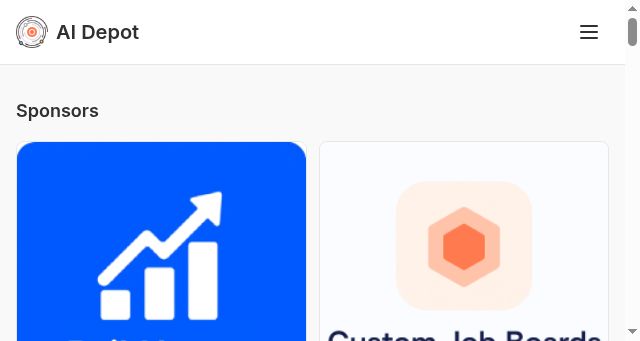 Screenshot of aidepot.co