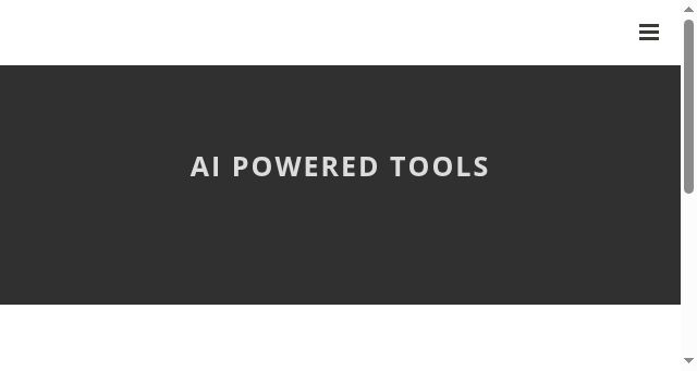 Screenshot of aipoweredtools.online