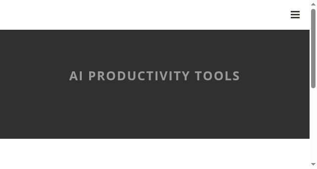 Screenshot of aiproductivitytools.online