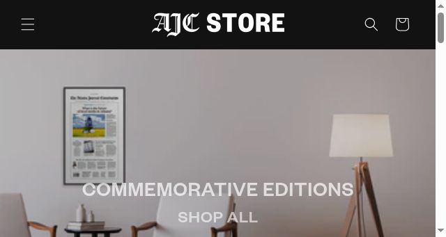 Screenshot of ajcstore.com