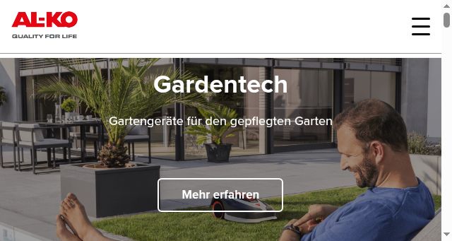 Screenshot of al-ko.com