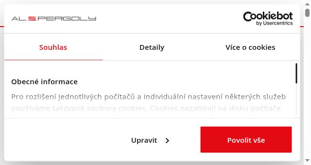 Screenshot of al-pergoly.cz