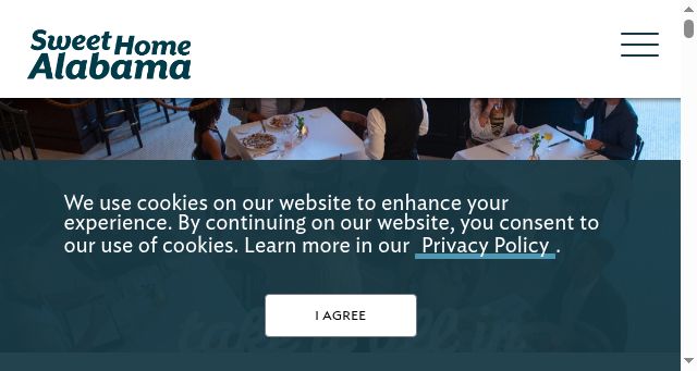 Screenshot of alabama.travel