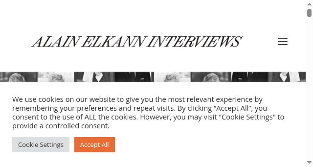 Screenshot of alainelkanninterviews.com