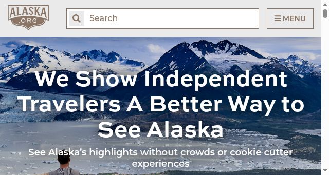 Screenshot of alaska.org