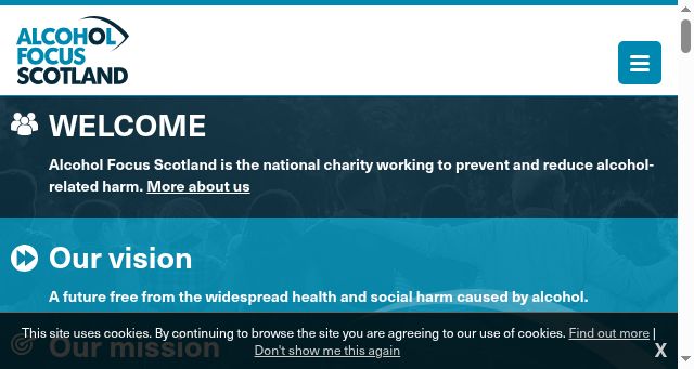 Screenshot of alcohol-focus-scotland.org.uk