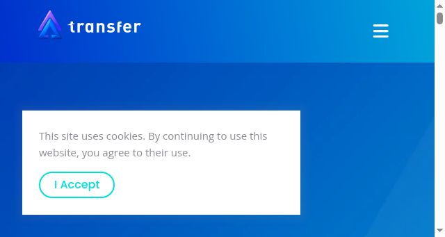 Screenshot of alephtransfer.com
