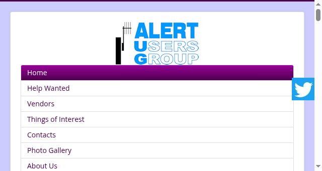 Screenshot of alertsystems.org