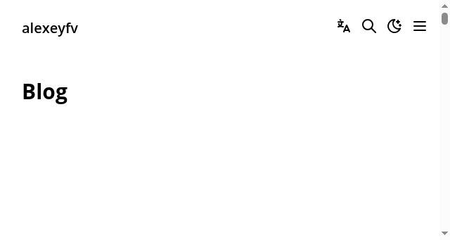 Screenshot of alexeyfv.xyz