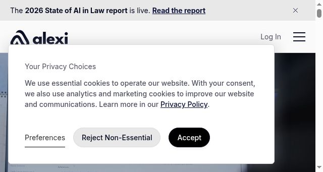 Screenshot of alexi.com