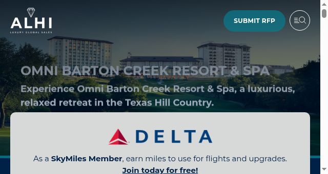 Screenshot of alhi.com