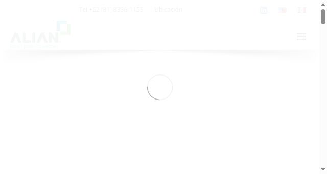 Screenshot of alian.mx