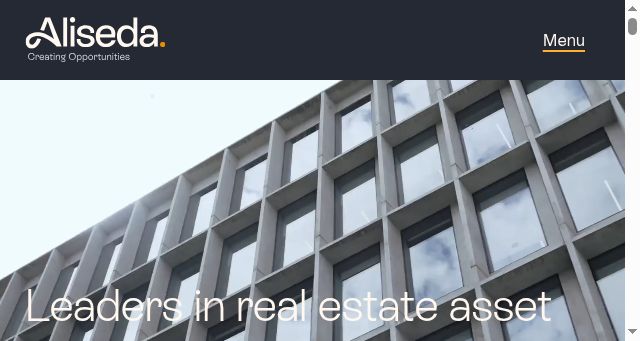 Screenshot of aliseda.com