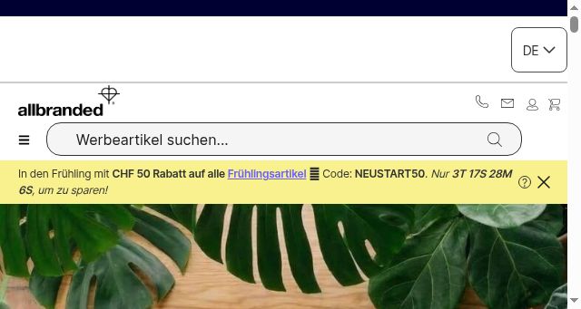 Screenshot of allbranded.ch