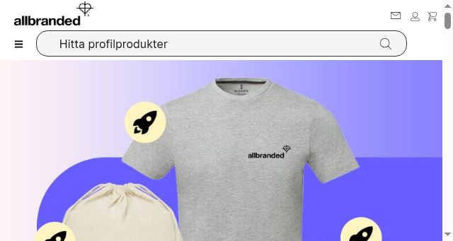 Screenshot of allbranded.se